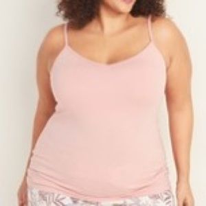 Old Navy V-Neck Shelf-Bra Cami (Celestial Peach)